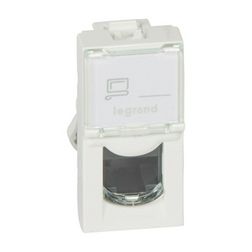 Mosaic adatcsatlakozó dugalj modul UTP RJ45 8(8) Cat5e fehér bepattintás LEGRAND - 076551