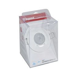 Mozgásérzékelő álmennyezetbe 360° PIR 8m-érzékelésátmérő 240V fehér IP41 LEGRAND - 048944