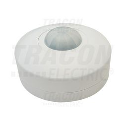 Mozgásérzékelő mennyezetre 360° PIR 12m-érzékelésátmérő 1000W 230V fehér IP20 TRACON - TMB-011