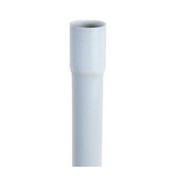 Védőcső (MüI) vastagfalú tokos 3m UV-álló 16mm/ 11.2mm PVC szürke merev lángálló IRL GEWISS - DX27716
