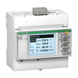 Multifunkciós teljesítménymérő sorolható MODBUS 6A áramváltós 50-330V PowerLogic PM3000 Schneider - METSEPM3250