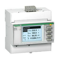 Multifunkciós teljesítménymérő sorolható MODBUS 6A áramváltós 50-330V PowerLogic PM3000 Schneider - METSEPM3255