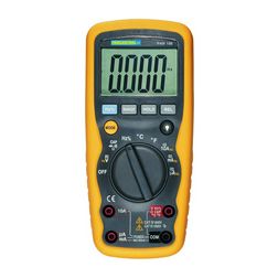 Multiméter V-A-Ohm-µF-°C-Hz digitális 1000VDC 1000VAC 10ADC 10AAC 40MOhm Pancontrol - PAN 186