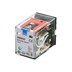 Teljesítményrelé 10A 2v dugaszolós 24VDC monostabil MY2IN-GS-R DC24 OMRON - 720105