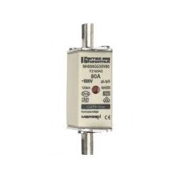 NH biztosítóbetét NH00 80A gL/gG 500V középső-kioldásjelzéssel NH000GG50V80 MERSEN - Y216543H (370680)