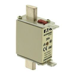 NH biztosítóbetét NH000 20A gL/gG 500V AC 120kA kombikijelző-kioldásjelzéssel Bussmann EATON - 20NHG000B