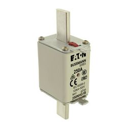 NH biztosítóbetét NH1 250A gL/gG 500V AC 120kA kombikijelző-kioldásjelzéssel Bussmann EATON - 250NHG1B
