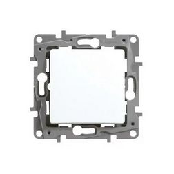 Niloé 106 váltókapcsoló betét közp. fedéllel fehér süllyesztett rugós IP44 1- LEGRAND - 764514