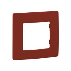Niloé keret 1-es piros vízszintes és függőleges műanyag LEGRAND - 665021