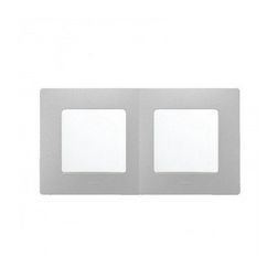 Niloé keret 2-es alumínium vízszintes és függőleges műanyag LEGRAND - 397042