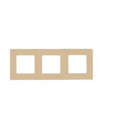 Niloé keret 3-as világos fa dekor vízszintes és függőleges műanyag LEGRAND - 397097