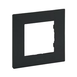 NiloéStep keret 1-egység vízszintes és függőleges műanyag antracit kezeletlen LEGRAND - 863791