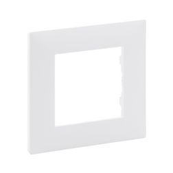 NiloéStep keret 1-egység vízszintes és függőleges műanyag fehér kezeletlen LEGRAND - 863191
