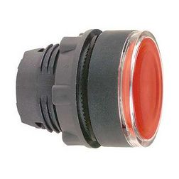 Nyomógombfej műanyag d22 világító lapos piros kerek visszaugró Harmony XB5 Schneider - ZB5AW343