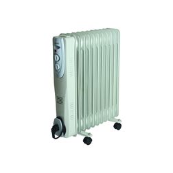 Olajradiátor termosztáttal gurítható álló 230VAC 2000W 11-bordás 3-fokozat Somogyi Elektronic - FKOS 11M