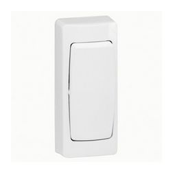 Oteo 101/106 ki/váltókapcsoló betét komplett házban fehér falonkívüli csavaros IP31 1- LEGRAND - 086084