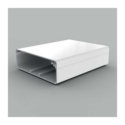 Parapetcsatorna 120mm x 40mm 2000mm x kezeletlen műanyag krémfehér fedéllel EKD KOPOS - EKD 120X40_HD