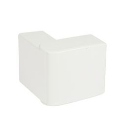 Parapetcsatorna külső sarok 100x50-hez 60-120° fényesfehér műanyag kúpfedél DLP-S LEGRAND - 638032