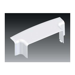 Parapetcsatorna T-idom 100x40-hez 100mmx 40mm 100mm-sz/leágazó műanyag fényesfehér EKD KOPOS - 8514/EKD_HB