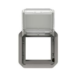 Plexo55 Program Mosaic adapter füstszínű csapófedéllel SQ70/SQ70 szürke LEGRAND - 069580L