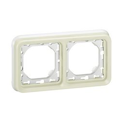Plexo keret 2-es fehér vízszintes IP55 műanyag LEGRAND - 069694