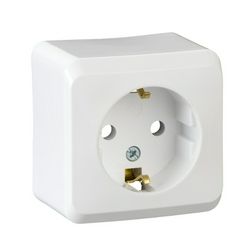 Prima 162 dugalj földelt fehér IP20 falonkívüli Schneider - WDE001080