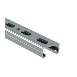 Profilsín perforált 3m C-profil 41mm x 21mm x szalaghorganyzott acél BIS RapidStrut 21/M WALRAVEN - 6505322