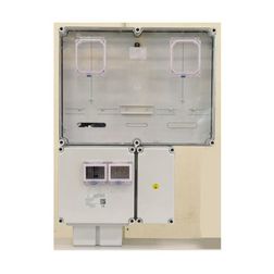 1/3F mérőszekrény 1xM63.80A+1xV32 földkábeles 1-szintes 1 2M PVT 6075 Á-V Fm-K-U Csatári Plast - CSP24.E126