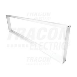 Ráépítőkeret 300x1200mm LED-panelhez fehér alumínium 50mm x TRACON - LP30120K
