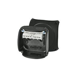 Rb kötődoboz 23,7A/690V 5x2x6mm2-kapocs UV-álló 130mm x 130mm x 77mm IP66 KX 0606 C Hensel - KX0606C