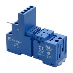 Reléfoglalat 55.32/34-hez csavaros DIN (kalap)sín 35mm 94.04 FINDER - 9404