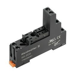 Reléfoglalat DRI-hez csavaros DIN (kalap)sín 35mm 8-tűs SDI 2CO Weidmüller - 7760056351