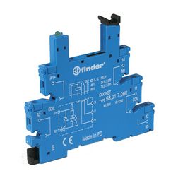 Reléfoglalat SSR csavaros DIN (kalap)sín 35mm 93.01.7.024 FINDER - 93017024