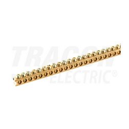 Réz (Cu) sorkapocssín N/PE 101x25mm2-csatl 63A 12mm x 8mm x 1000mm TRACON - TNFS25