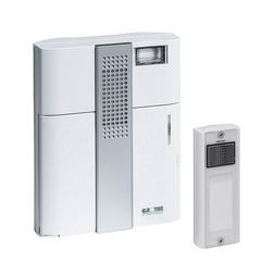 RF dallamcsengő szett 13dallam 8-12VAC v. 4x1,5VLR14/C 500m-hatótáv 86dB MISTRAL 300M GROTHE - 43300