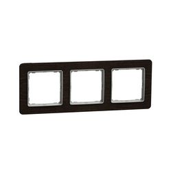 SednaElements keret wenge 3-es vízszintes és függőleges műanyag Schneider - SDD381803
