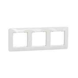SednaDesign keret 3-es vízszintes és függőleges műanyag fehér Schneider - SDD311803