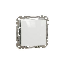 SednaÚj 106 váltókapcsoló betét adapterrel fehér süllyesztett rugós IP20 billentyű/gomb Schneider - SDD111106