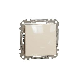 SednaÚj 107 keresztkapcsoló betét adapterrel bézs süllyesztett rugós IP20 Schneider - SDD112107