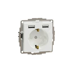 SednaÚj 162 dugalj földelt fehér IP20 süllyesztett szorítókapcsos Schneider - SDD111052