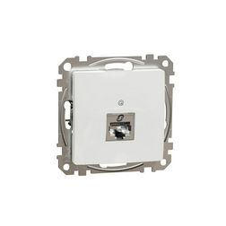 SednaÚj adatcsatlakozó dugalj STP RJ45 8(8) Cat6 süllyesztett fehér Schneider - SDD111461S