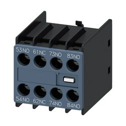 Segédérintkező blokk homlokoldali 3RH2--höz 3z 1ny 6A/AC15/230V csavaros SIRIUS SIEMENS - 3RH2911-1GA31