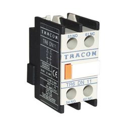 Segédérintkező blokk TR1D/F/E-hez rádugható 1ny 1z 2A/AC15/230V csavaros TRACON - TR6DN11
