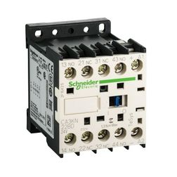 Segédkontaktor (s.kapcsoló) 10A/400V 2-z 2-ny 24VDC kalapsín/csavaros TeSys CA3-KN Schneider - CA3KN22BD