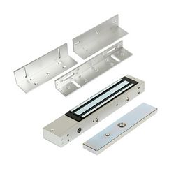 Síkmágnes Z-L konzol-szettel 12/24VDC 2300N-hatóerő szögletes falonkívüli alumínium OVERGATE - KIT-ZOA-230