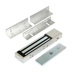 Síkmágnes Z-L konzol-szettel 12/24VDC 2800N-hatóerő szögletes falonkívüli alumínium OVERGATE - KIT-ZOA-280