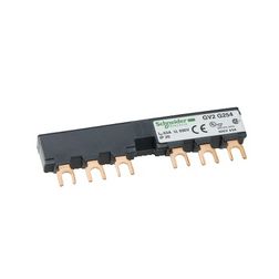 Sínblokk GV2/U/D/K-hoz villás 3F 3P 63A 108mmx szigetelt 54mm-osztás TeSys GV2-G Schneider - GV2G254