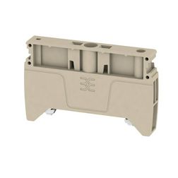 Sorkapocs végbak TS35 csavaros műanyag bézs AEB 35 SC/1 Weidmüller - 1991920000