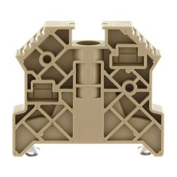 Sorkapocs végbak TS35 csavaros műanyag bézs ES 35/K/ST BG CONTA-CLIP - 2828.0