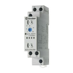 Sorolható időrelé 1-v 12-240V50Hz 16A 12-240VDC 80.01.0.240.0000 FINDER - 800102400000